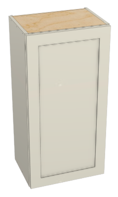 Single door wall cabinet